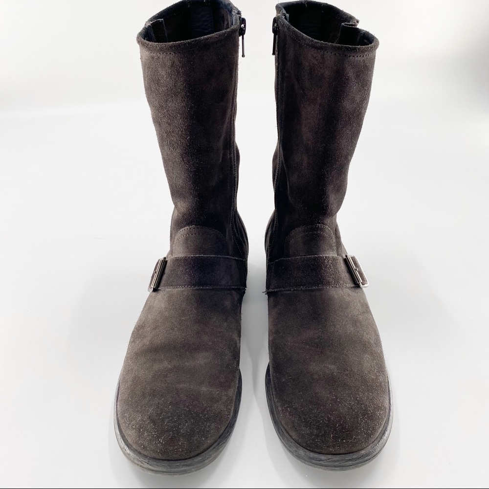 Paul Green Adison Dark Grey Suede Boots US Sz 9.5 - Picture 3 of 10